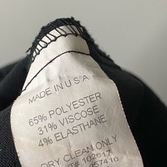 Trina Turk Black Straight Leg Dress Pants Size 4 - Picture 9 of 12